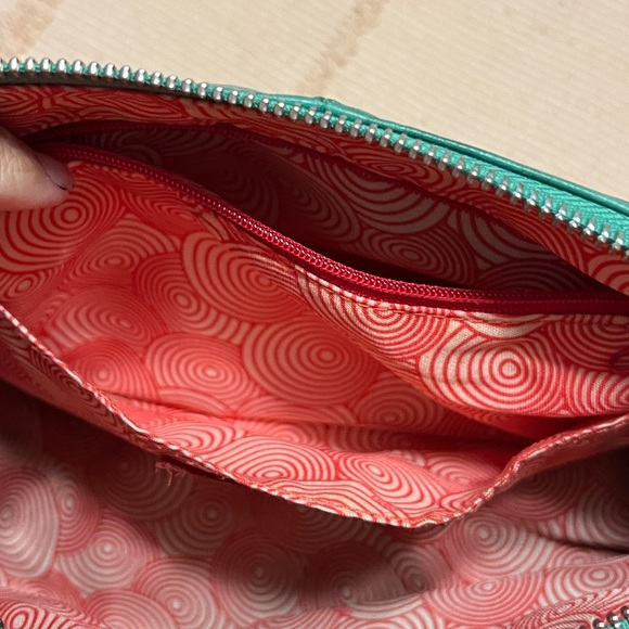 HOBO Jade Green Leather Shoulder Bag. - Picture 6 of 9